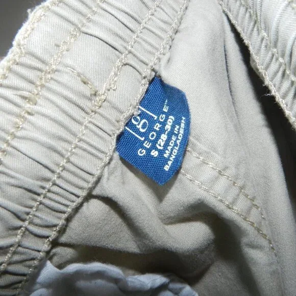 Mens Khaki George Shorts Size S - Picture 5 of 5